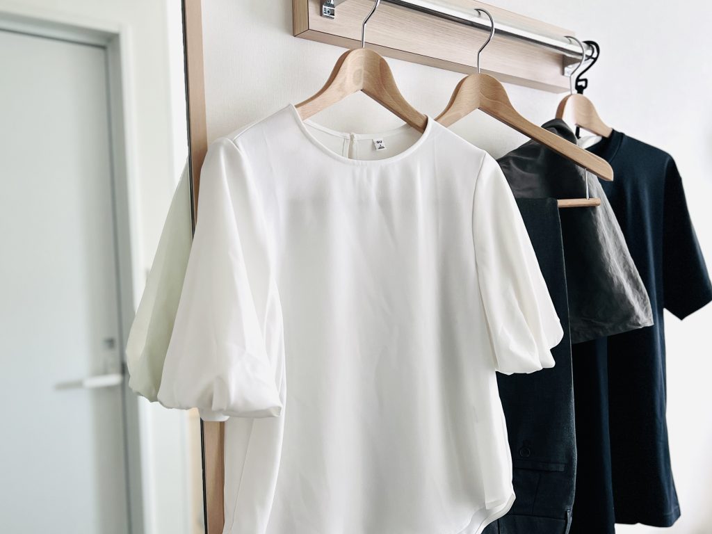 GU ブラウス シワになる